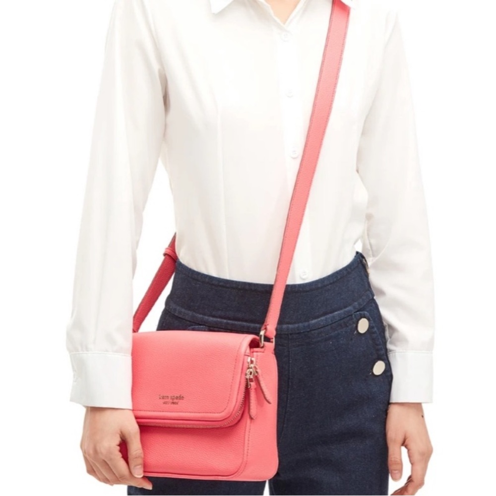 Kate Spade Peach Melba Run Around Large Crossbody